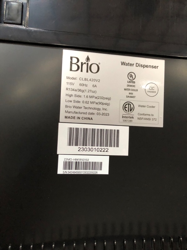 Photo 9 of *DENT ON SIDE*Brio Bottom Loading Water Cooler Water Dispenser 