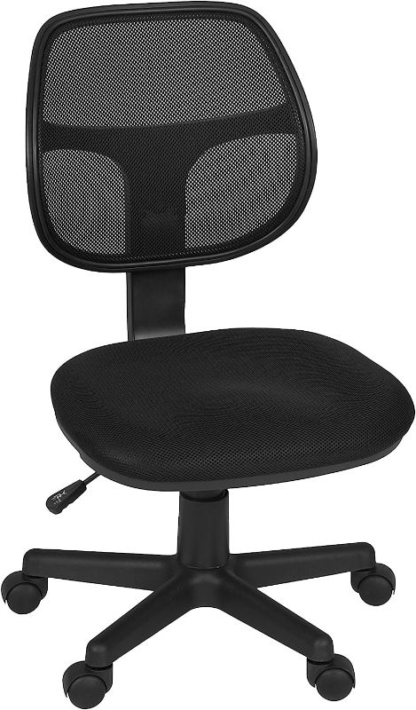 Photo 1 of Regency Carter Mesh Back Swivel Chair, Black
