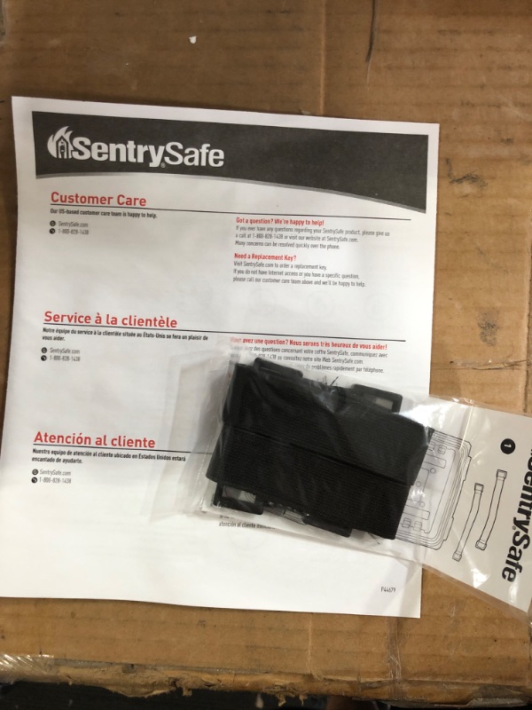 Photo 2 of **SEE NOTES**
SentrySafe Fireproof and Waterproof Safe Box with Key Lock, 14.3 x 15.5 x 13.5 inches