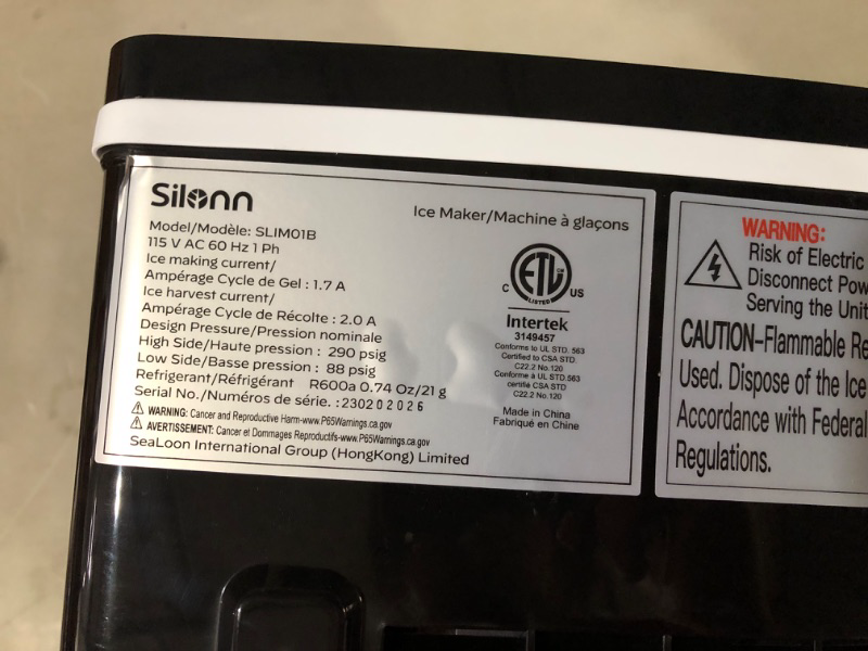 Photo 4 of ***UNTESTED - SEE NOTES***
Silonn Ice Maker Countertop, 9 Cubes in 6 Minutes