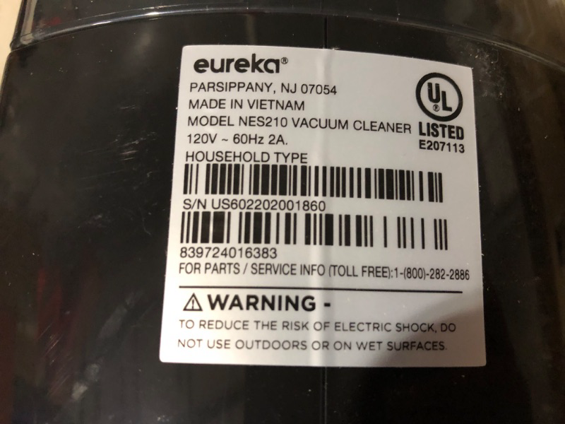 Photo 2 of ***USED - SEE NOTES***
Eureka Blaze Stick Vacuum Cleaner