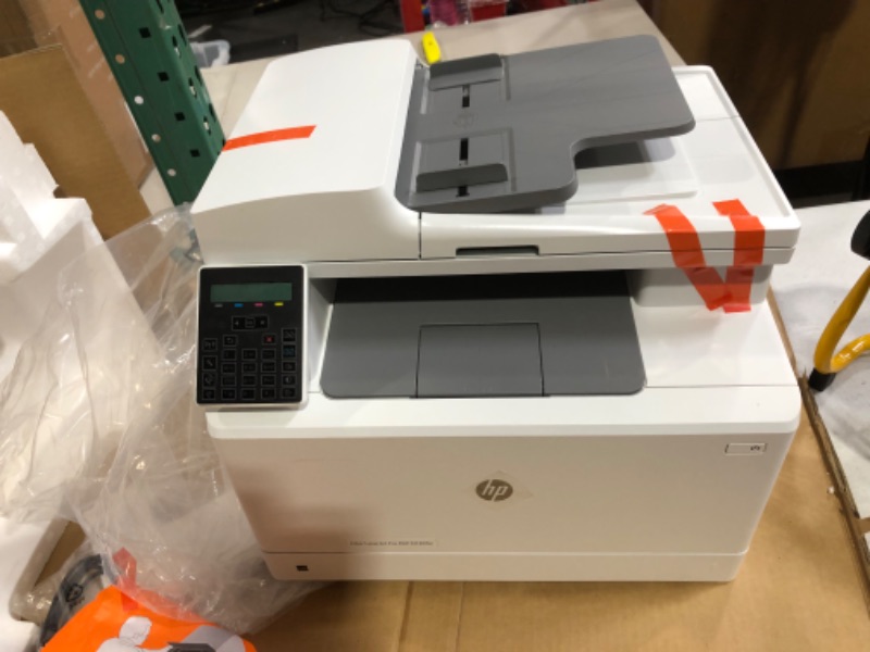 Photo 2 of HP Color Laserjet Pro MFP M183fw, White **NOT TESTED** **LOOKS BRAND NEW**