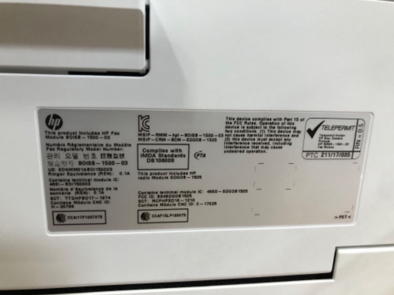 Photo 5 of HP Color Laserjet Pro MFP M183fw, White **NOT TESTED** **LOOKS BRAND NEW**