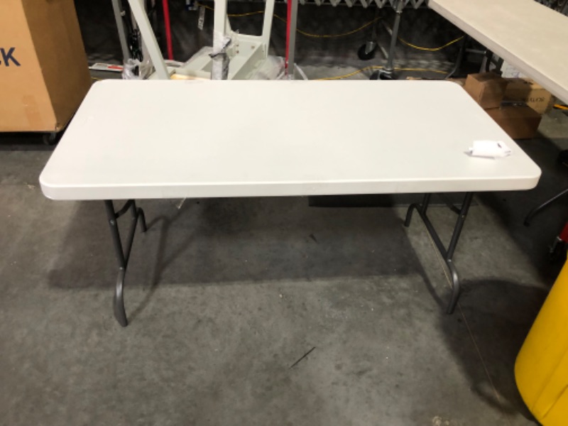 Photo 4 of 30" x 60" Folding Table, White