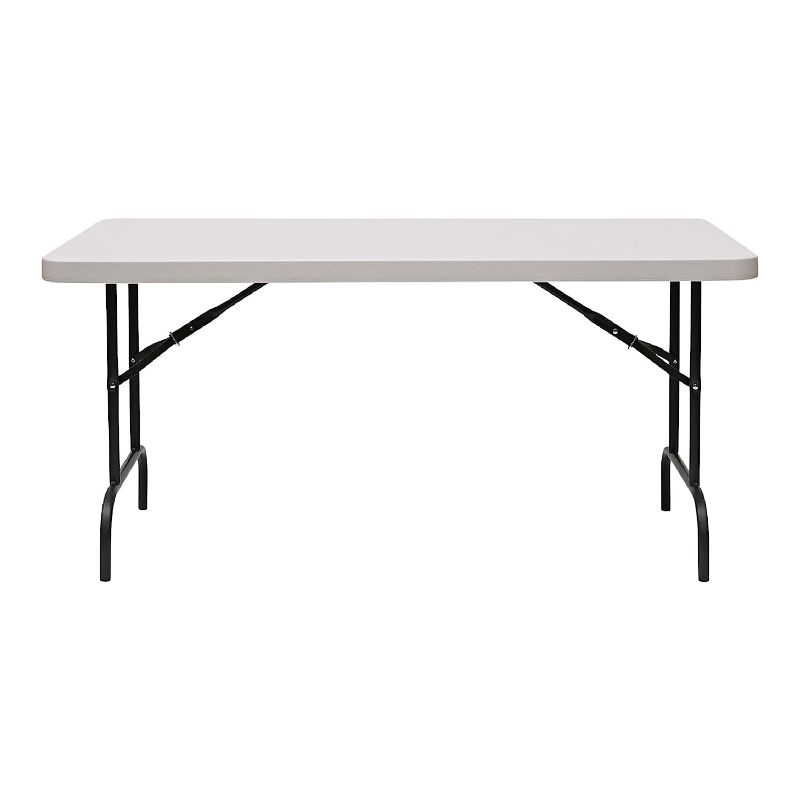 Photo 1 of 30" x 60" Folding Table, White