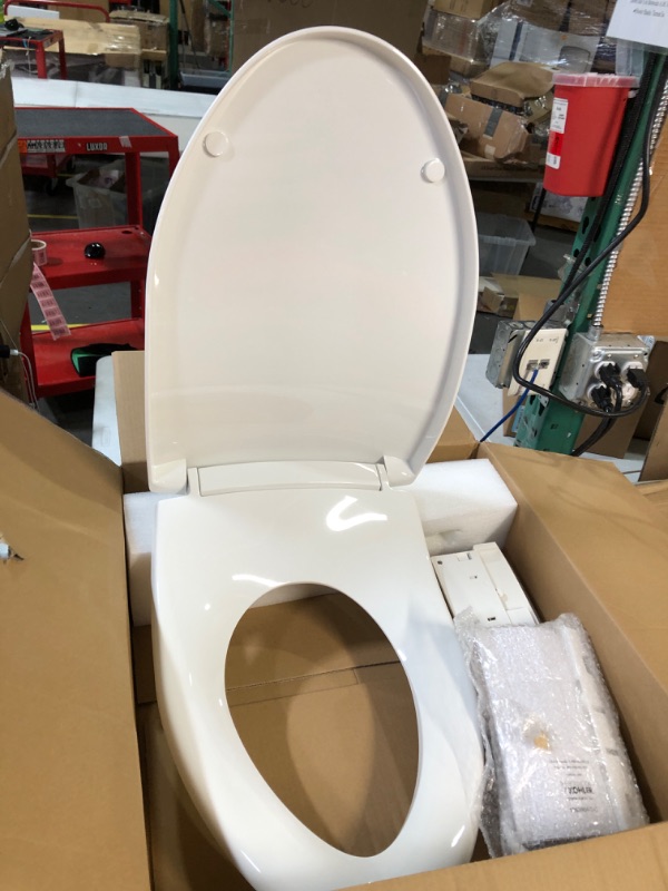 Photo 3 of (MISSING HARDWARE) KOHLER K-5724-0 Puretide Bidet Toliet Seat ***LOOKS BRAND NEW***