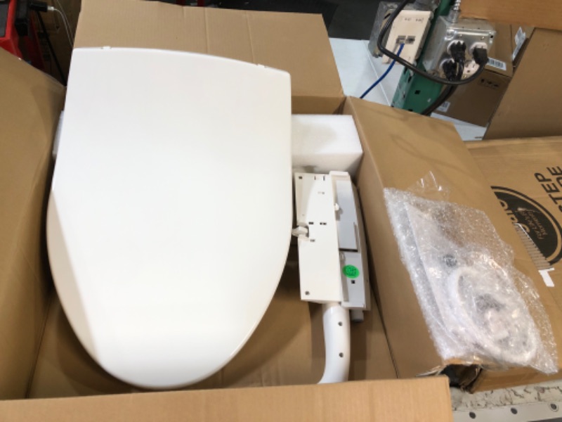 Photo 2 of (MISSING HARDWARE) KOHLER K-5724-0 Puretide Bidet Toliet Seat ***LOOKS BRAND NEW***