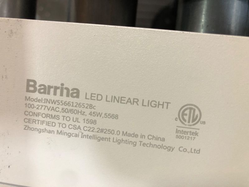 Photo 4 of Barrina 4FT LED Linear Light, 45W 0-10V 