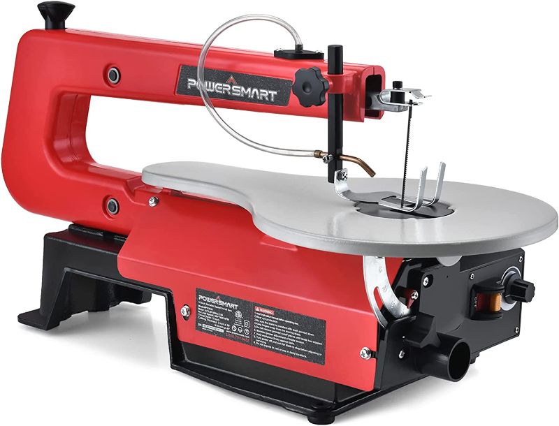 Photo 1 of ** PARTS ONLY ** PowerSmart Scroll Saw 16 Inch Variable Speed 400-1600RPM, 0-45° Adjustable Table Saw, 16" Saws for Woodworking