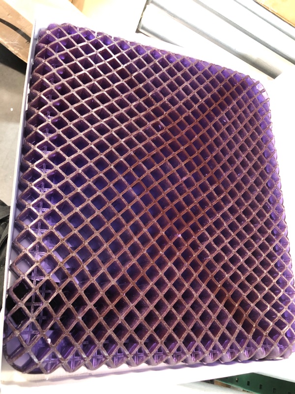 Photo 2 of Purple Royal Seat Cushion - Seat Cushion for The Car Or Office Chair - Temperature Neutral Grid