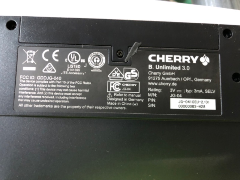 Photo 3 of CHERRY B.Unlimited 3.0 Wireless Keyboard and Mouse Combo. USB Cable Charging Function for Both.