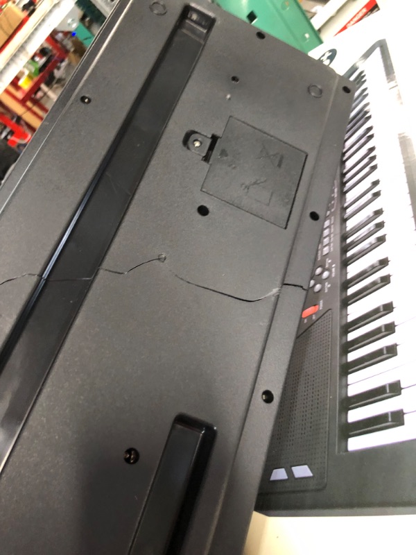 Photo 1 of *DAMAGED*UIOTYO 61 keys piano keyboard,Black