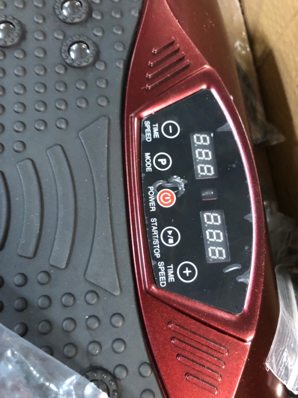 Photo 7 of *USED* Natini Vibration Plate Exercise Machine - Whole Body Red