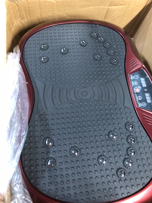 Photo 3 of *USED* Natini Vibration Plate Exercise Machine - Whole Body Red