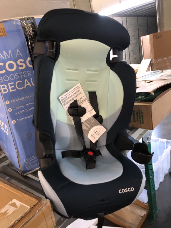 Photo 2 of Cosco Finale DX 2-in-1 Booster Car Seat, Forward Facing 40-100 lbs, Rainbow