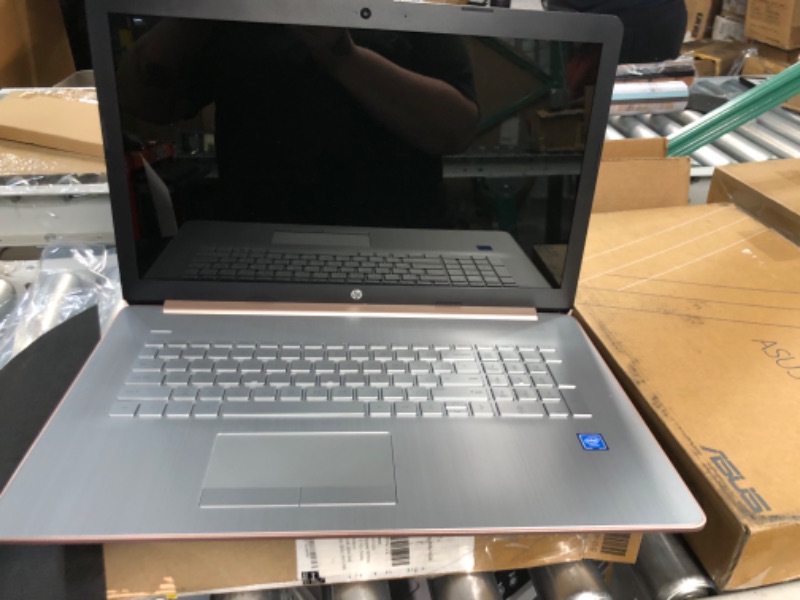 Photo 4 of 2022 Newest HP Pavilion Laptop, 17" HD+ (1600 x 900) LED Display, AMD Athlon Silver Processor, AMD Radeon Graphics, 16GB RAM, 1TB PCIe SSD, Long Battery Life, Wi-Fi 6, BT 5.0, Windows 10, Silver 16GB RAM | 1TB SSD PINK