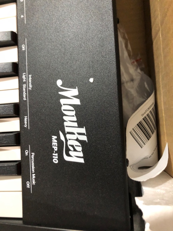 Photo 2 of ***** TESTED WORKS Moukey Beginner Digital Piano 88 Key Full-Size Semi-Weighted Electric Keyboard,