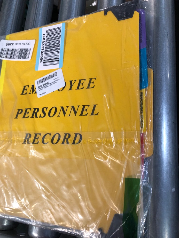 Photo 3 of Pendaflex SER2YEL Personnel Folders, 1/3 Cut Hanging Top Tab, Letter, Yellow