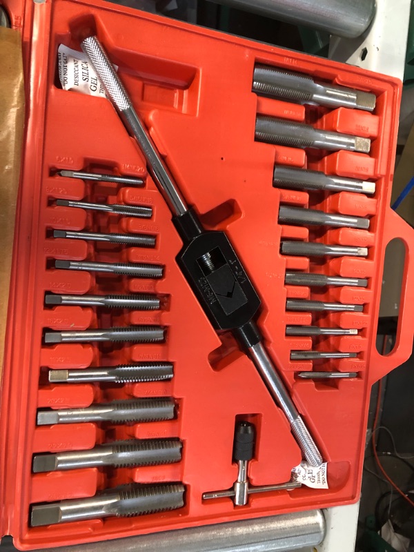 Photo 2 of -USED- 45-Piece Premium Large Size Tap and Die Set with Handle Wrench and Case Inch