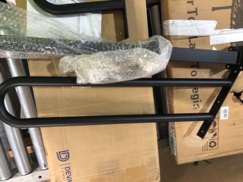 Photo 1 of SMQLJXC 28"-8.5"L X 35.5"H Single Post Wrought Iron Handrails for Outdoor 