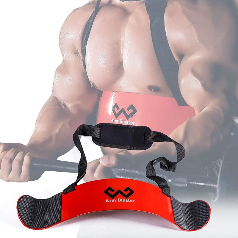 Photo 1 of **USED/SEE NOTES** WAISFIT Arm Blaster Bicep Curl Thick Aluminum Adjustable Bodybuilding Bicep Isolator 