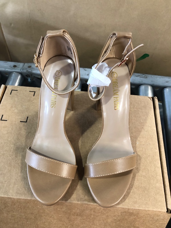 Photo 1 of *USED/SEE NOTES** DREAM PAIRS Women's Hi-Chunk High Heel Pump Sandals