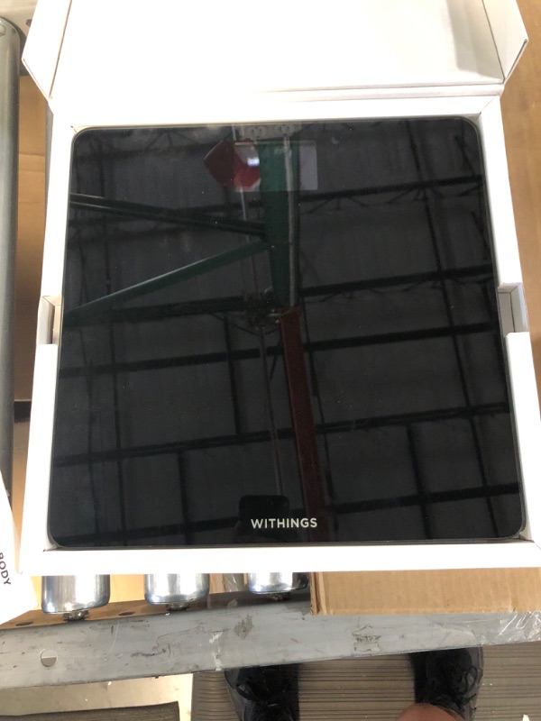 Photo 2 of **USED/SEE NOTES** Withings Body Smart Weight & BMI Wi-Fi Digital Scale, with smartphone app, Black