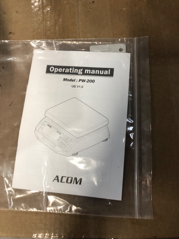Photo 5 of VisionTechShop ACOM PW-200 Digital Portion Control Scale, Dual Display, Lb/Oz/Kg/g Switchable, Low Profile Design