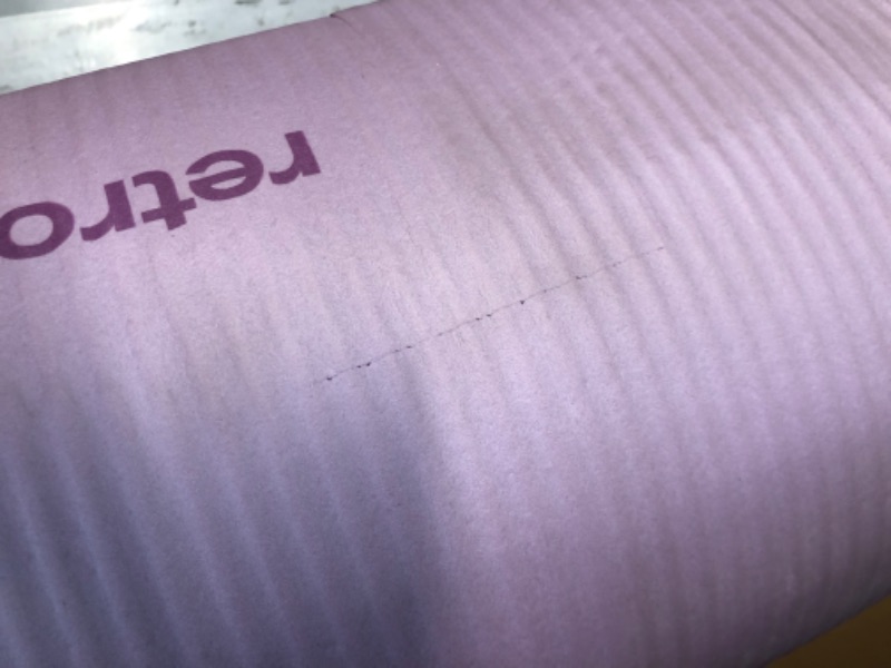 Photo 6 of *Used/Dirty* Retrospec Solana Yoga Mat 1/2" Thick with Nylon Strap, Violet Haze