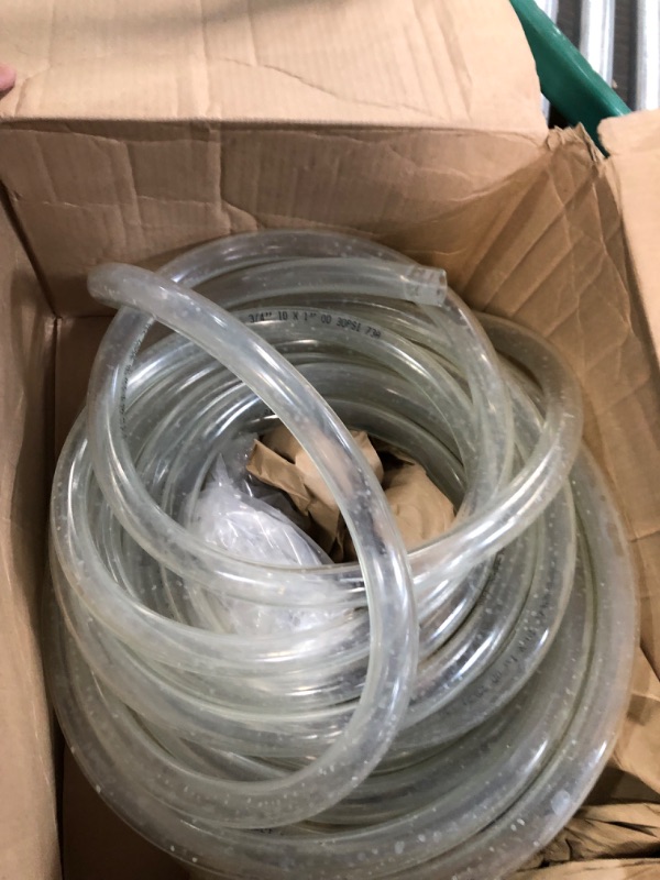 Photo 3 of Clear Vinyl Tubing Flexible PVC Tubing, Hybrid PVC Hose, Lightweight Plastic Tubing, by 1/2 Inch ID, 25-Feet Length ID 1/2 INCH 25 Feet