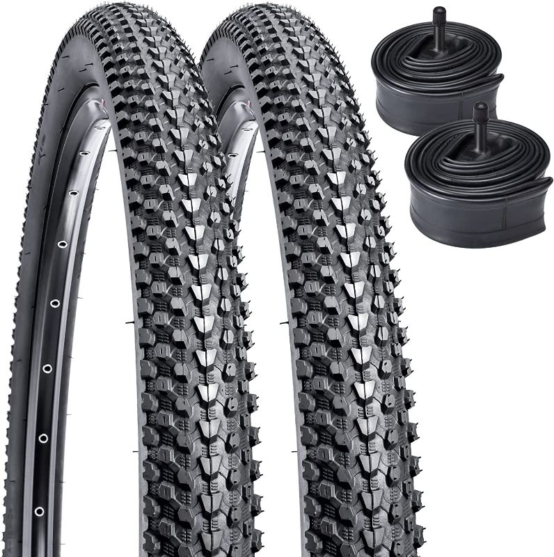 Photo 1 of 2 Pack 26" Mountain Bike Tires 26 x 2.125 (Black