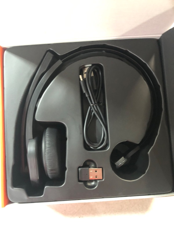 Photo 2 of Bluetooth Headset with Microphone, Mute Button, Noise Cancelling Mic