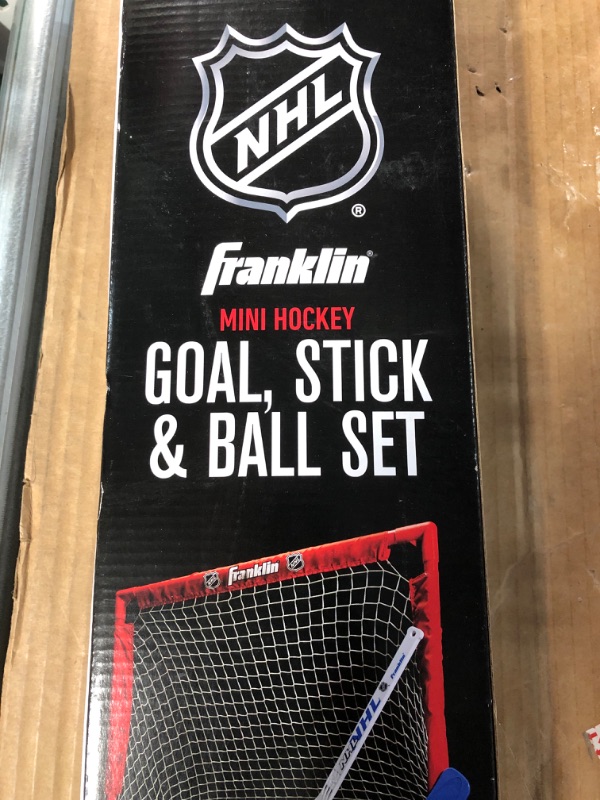 Photo 2 of (READ NOTES) Franklin Sports NHL Kids Mini Hockey Set 