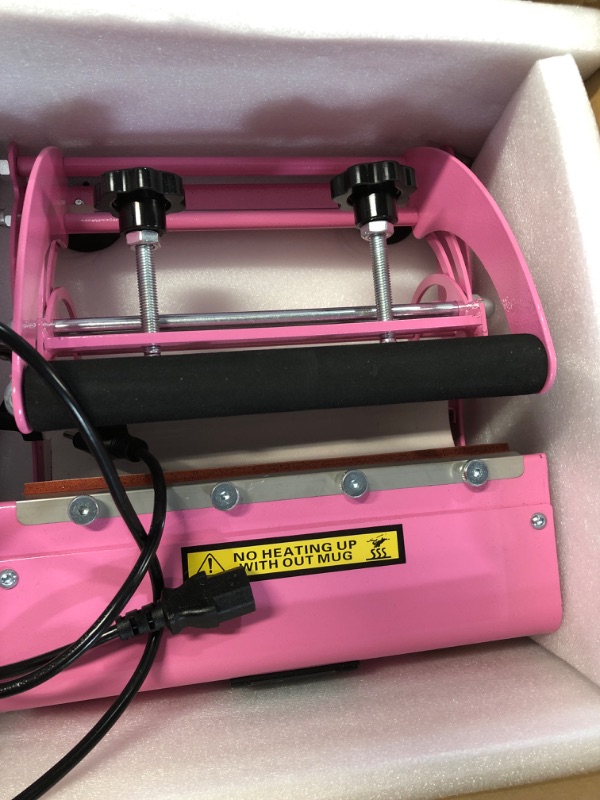Photo 2 of (PARTS ONLY)Easydiy 110 V Portable Tumbler Heat Press Machine Pink Mug Machin