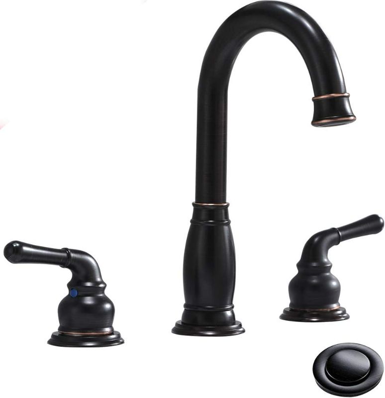 Photo 1 of  2-Handle 3 Hole Bathroom Sink Faucet