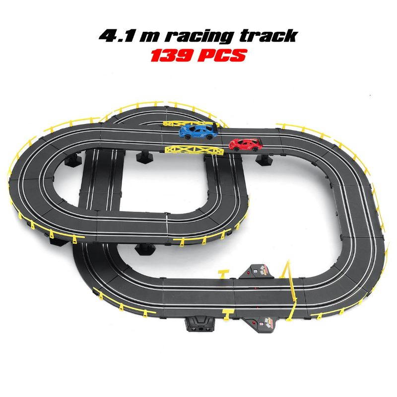 Photo 1 of  Electric Car Race Car Track Set,Including 2 controllers, 2 racing cars, Toys Gifts for Kids