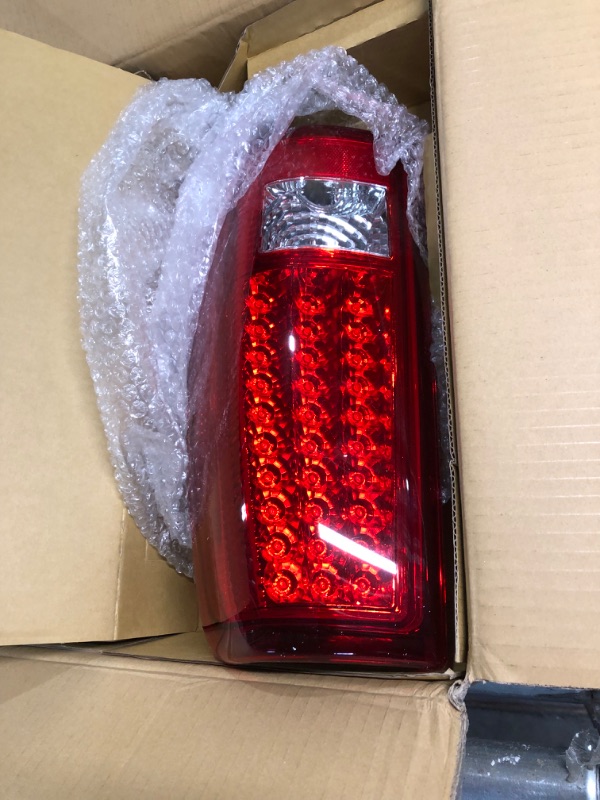 Photo 3 of AKKON - For 99-02 Chevy Silverado 09-03 GMC Sierra Pickup Truck Red Clear G2 LED Tail 