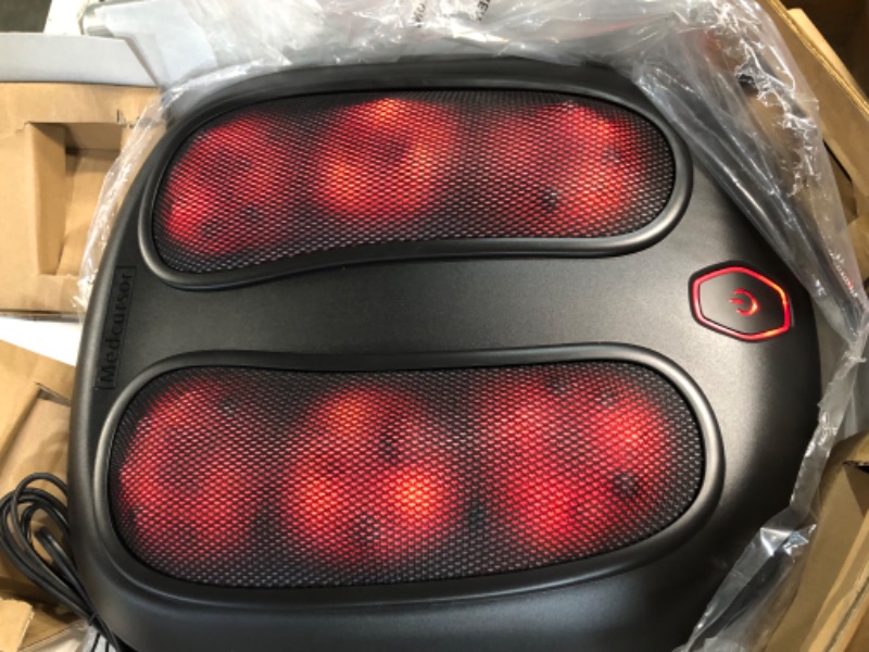 Photo 3 of Medcursor Shiatsu Foot Massager with Built-in Soothing Heat Function, Black