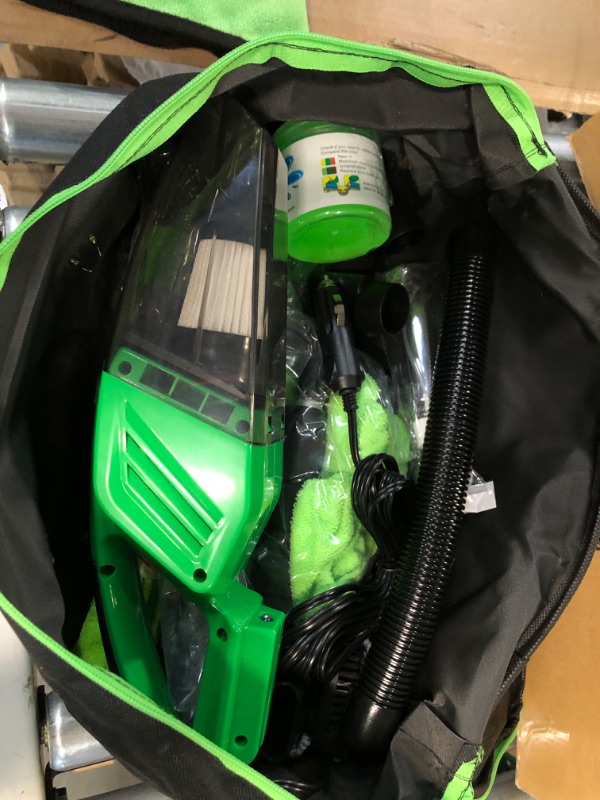 Photo 1 of Lezcufer 17Pcs Car Interior Detailing Kit with High Power Handheld Vacuum, Car Cleaning Kit