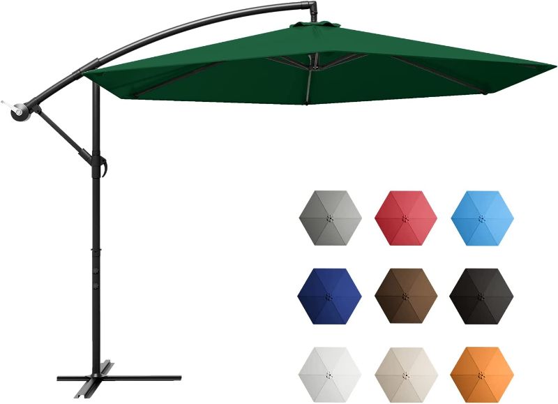 Photo 1 of 10ft Patio Garden Outdoor Sun Umbrella.