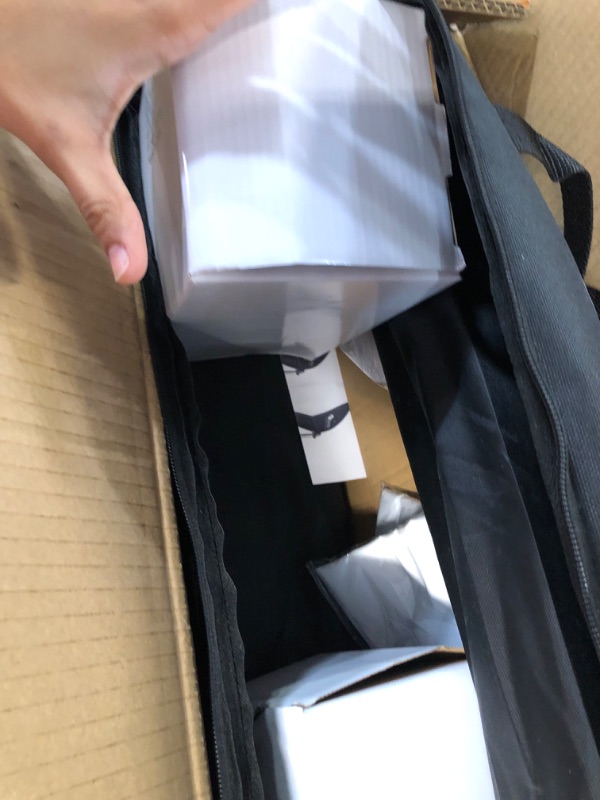Photo 1 of HPUSN Softbox Photography Lighting Kit 30"X30" Professional Continuous Lighting System Photo Studio Equipment with 2pcs E27 Socket 5400K Bulbs