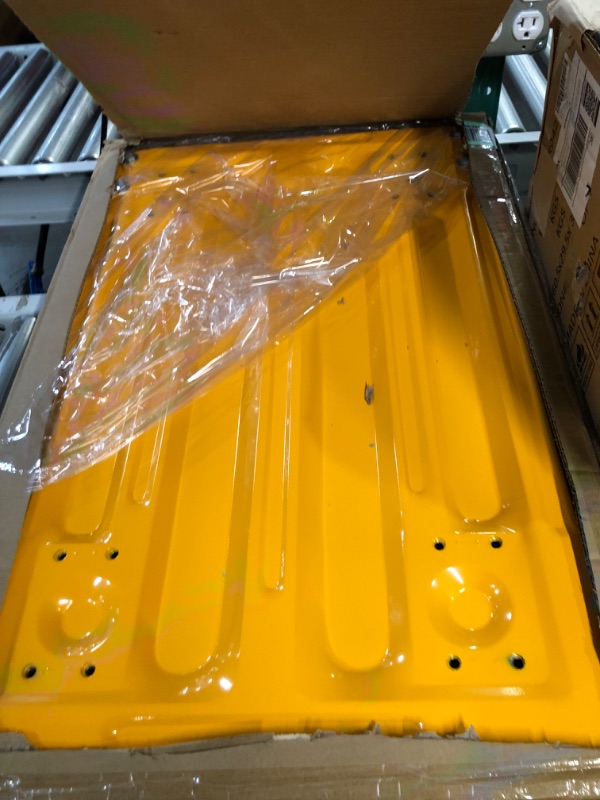 Photo 3 of **USED** Push Cart Dolly by Wellmax, Moving Platform Hand Truck, 360 Degree Swivel Wheels with 330lb Weight Capacity, Yellow Color