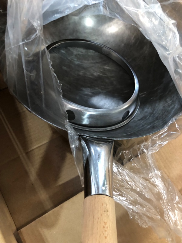 Photo 1 of *USED* Bielmeier 14 Inch Carbon Steel Wok with Wok Ring ,