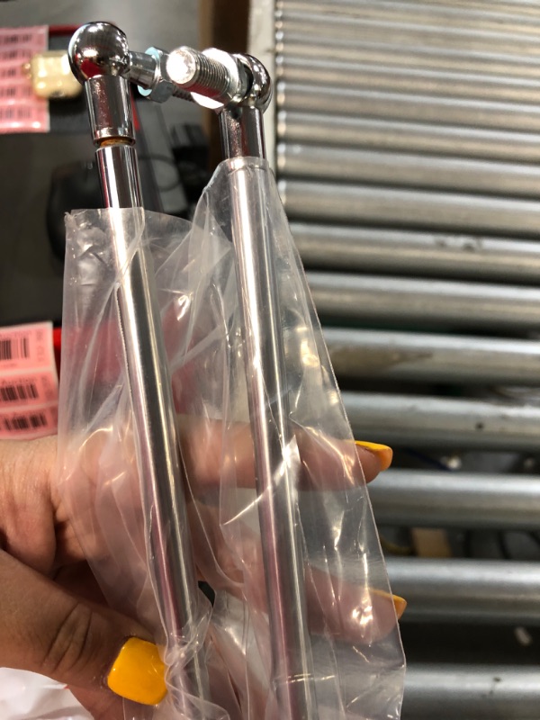 Photo 1 of PAMAGOO 23 inch Gas Strut 200 lbs 890 N Per Prop, ??? ? Gas Spring Shock with L-Type Mounts for Heavy Duty Bed, Box Lid, Window, Basement Floor Door(??? ???-??? ??? ???????) 200 lbs 23 in