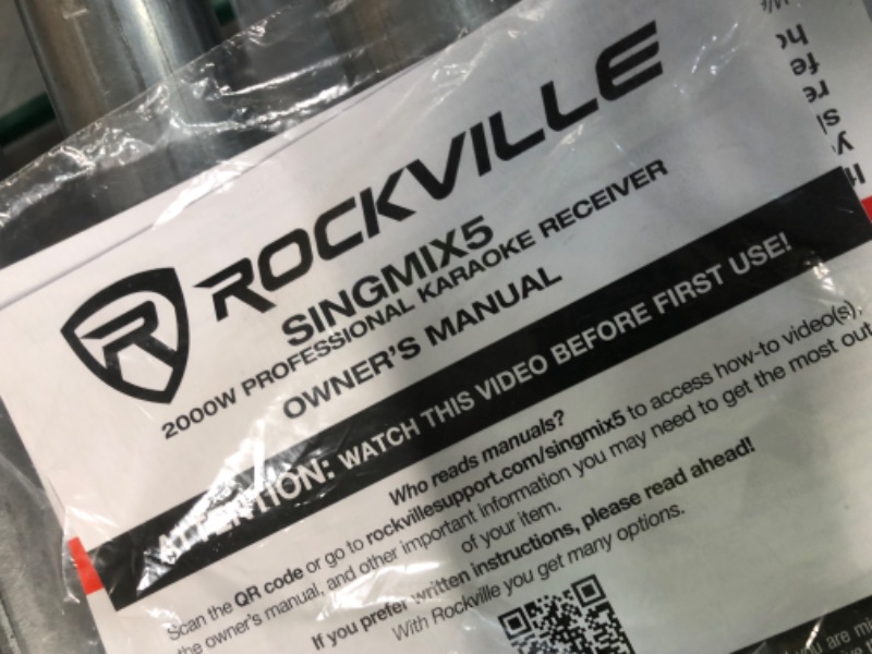 Photo 8 of (GOOD CONDITION) Rockville SINGMIX 5 2000w