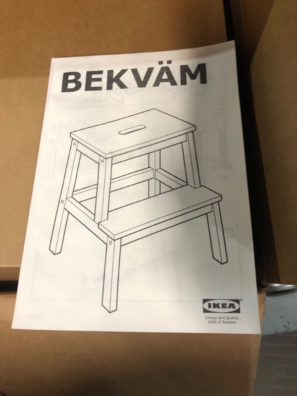 Photo 2 of IKEA BEKVÄM STOOL STEP 50cm