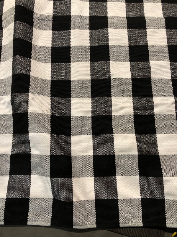 Photo 3 of -USED- KOZYFLY Buffalo Plaid Rug 8' x 10'