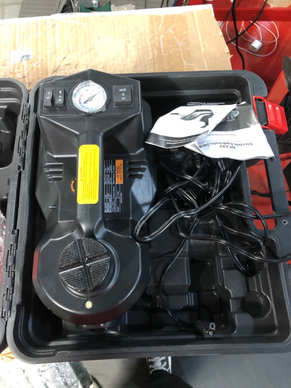 Photo 2 of -USED- Electric Car Jack kit ROGTZ Electric Hydraulic Car Jack with Impact Wrench and Tire Inflator Pump,5 Ton 12V Car Jack Hydraulic 