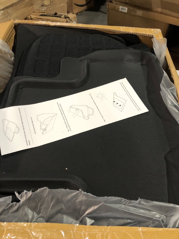 Photo 3 of Tesla Model 3 Floor Mats Tesla Model 3 All Weather Floor mats 2023 2022 2021 Tesla Model 3 