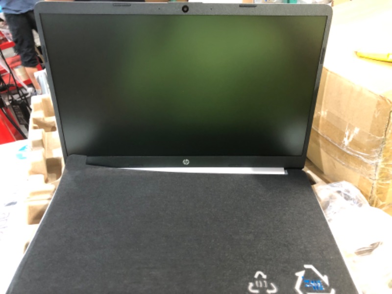 Photo 5 of HP 2022 15.6" HD BrightView Laptop, Intel Pentium Silver N5030 Processor, 8GB RAM, 256GB PCIe SSD, Intel HD Graphics 605, 720p HD Webcam, Stereo Speakers, Silver, Windows 11, 32GB USB Card 8GB | 256GB PCIe SSD Silver